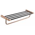 Matte Black Rose Gold Bathroom Accessories