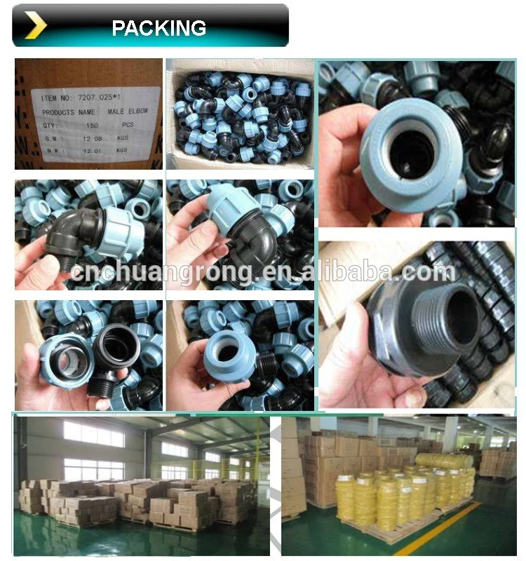 En ISO 15494 Good Quality PP Compression Fitting