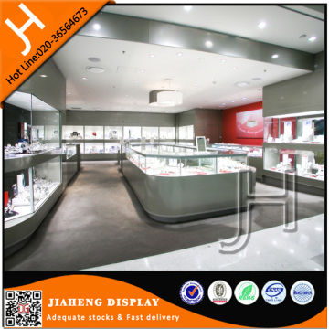 Brand jewellery shop used glass showcases design