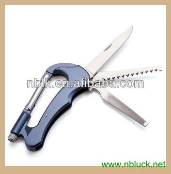 Carabiner Knife With LED Light