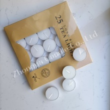 25pcs metal set candle tealight box package