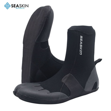 Seaskin adultos de 3 mm de neoprene água não prata, botas de mergulho personalizadas