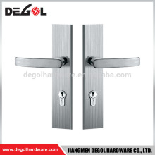 European Lever Handle with Escutcheon Plate