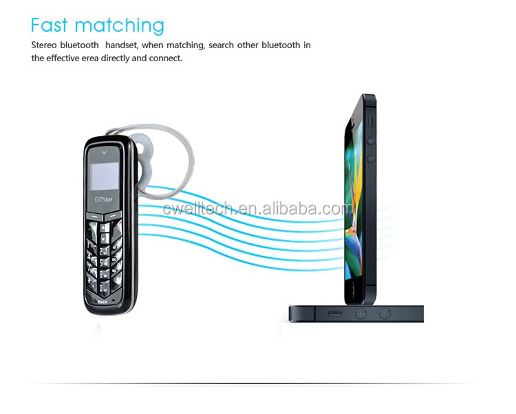 Super Mini Size GTstar BM50 Quad Band GSM 0.66 Inch OLED Screen Mini cell phone