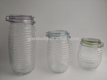 Storage Bottles & Jars Type and Food Use clip top glass jars