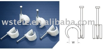 Coaxial cable clips