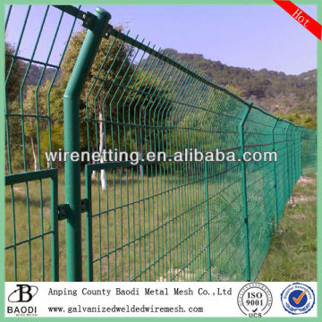 plastic welded mesh stainless steel wire rope fence