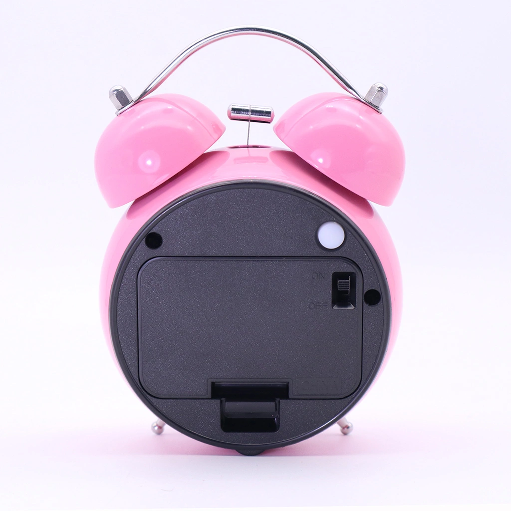 Pink Mini Alarm Clock Table Alarm Clock