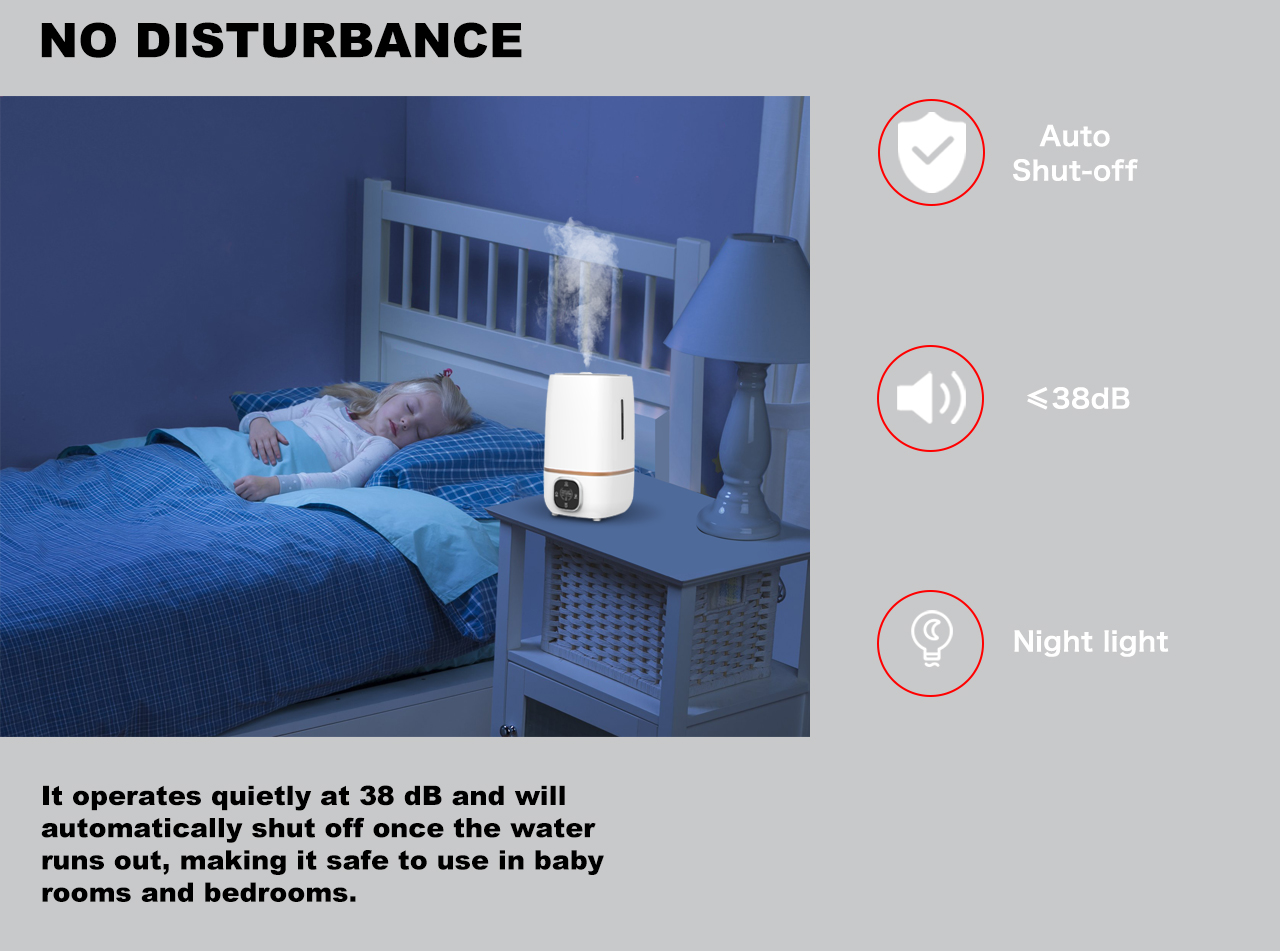 HTJ-2118D humidifier low noisy night light HTJ-2118D humidifier low noisy night light