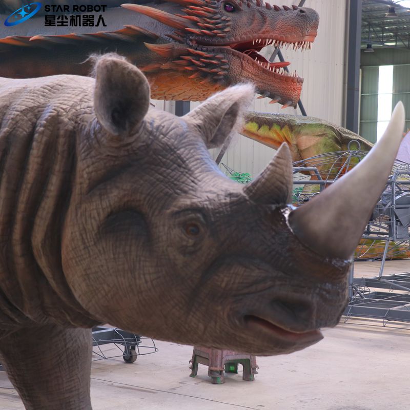 Badak Animatronik Animatronic rhinoceros