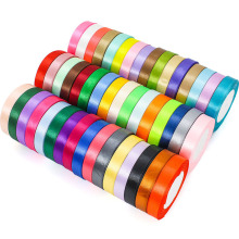 RW Wholesale - Various Widths Polyester Satin Ribbons for Wedding & Party Decorations