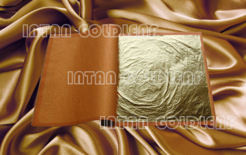 Gold Imitation Leaf, Pure Copper Foil in Booklet
