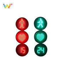 Customized Love Smart Countdown Pedestrian LED Traffic Light