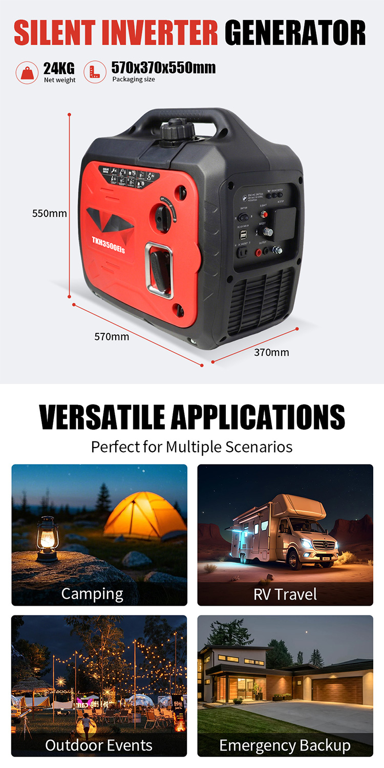Generador de gasolina inversor TKH3500is(4) TKH3500is Inverter Gasoline Generator(4)