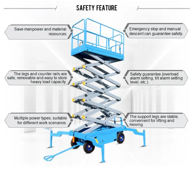 Hand-Push Electric Lifting Platform Truck