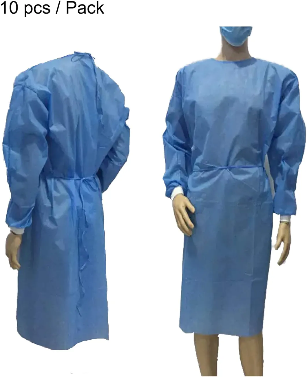 Disposable Surgical Gown Sterile Isolation Gown with Ce Protective Suit