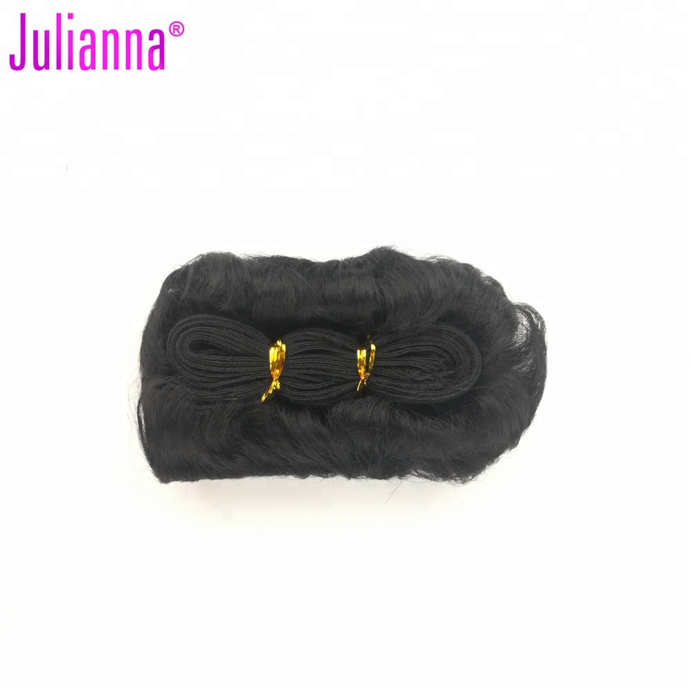 Cheap Price Human Hair Quality Braids Weft Private Label Synthetic Hair Extensions