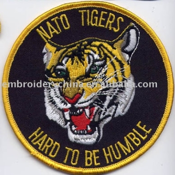 Embroidered Tiger Patch