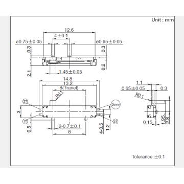 RS08U Series Slide Potentiometer