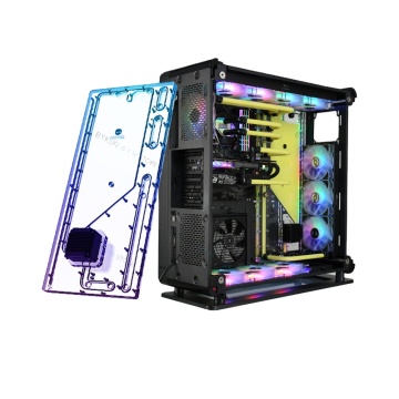 Bykski TT Core P8 TG Distro Plate with Reservoir and DDC Pump for Thermaltake Core P8 Case