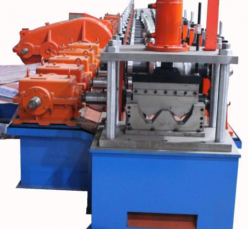 Automatic w beam crash barrier machine