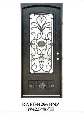 Contemporary Wrought Iron Doors