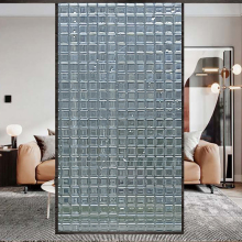 Mosaic pattern static window sticker