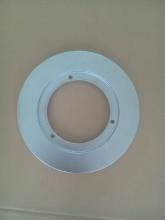 Galvanized cartridge air filter end caps