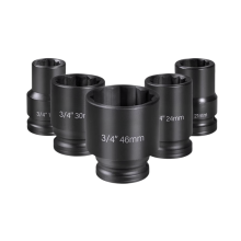 3/4 Inch Heavy-Duty 12-Point Impact Air Cannon Socket Electric Wrench Socket - Manufacturer's Direct Sale