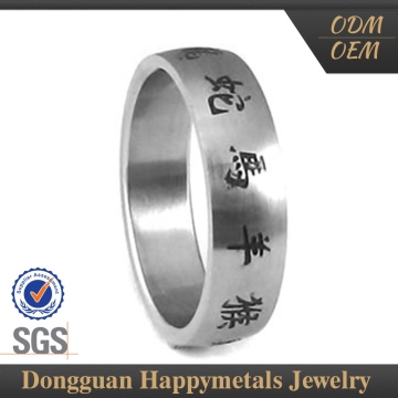 Direct Price Customized Design Stainless Steel Alphabet Ring Design