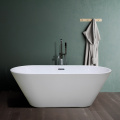 Double Size Bathtub Small European Size Corner Acrylic Bathtub