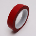 red PTFE skived film with silicone adhesive tape