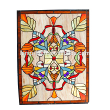TW1824083 W18"H24" tiffany panel, hanging panel, tiffany windows, stained glass panel, stained glass windows