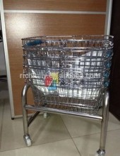 Low price wholesale Shopping Basket Shelf Support, Wire Basket Holder