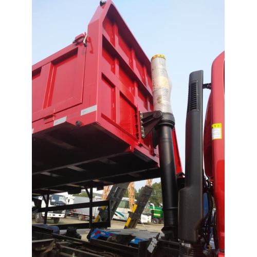 10 WHEELER 6X2 DUMP TRUCK VERMELHO PARA POR ATACADO