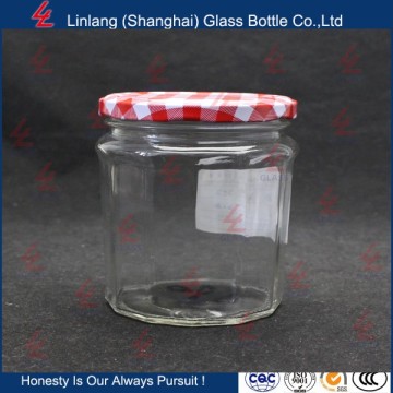 Normal Flint Round Shape 250ml Honey Glass Bottle 2015