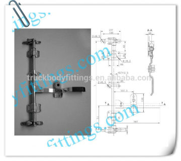 Locking gear kit,truck door lock gear, steel truck door lock-011020