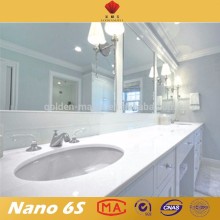 Super white crystallized glass wash basin panel