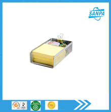 Promotional Items Metal Mesh Stationery Desktop Silver Memo Holder