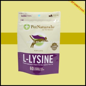 printing 1.5kg four-side seal dog food pouch