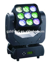 DJ light 9pcs*10w 4in1 mini matrix moving head led beam