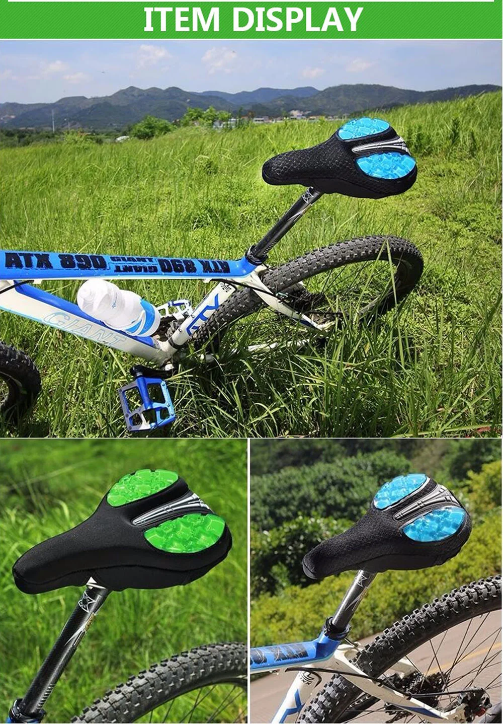 New Bike Cushion Mountain Bike Cushion Bicycle Saddle Cross Border Cycling Accessories