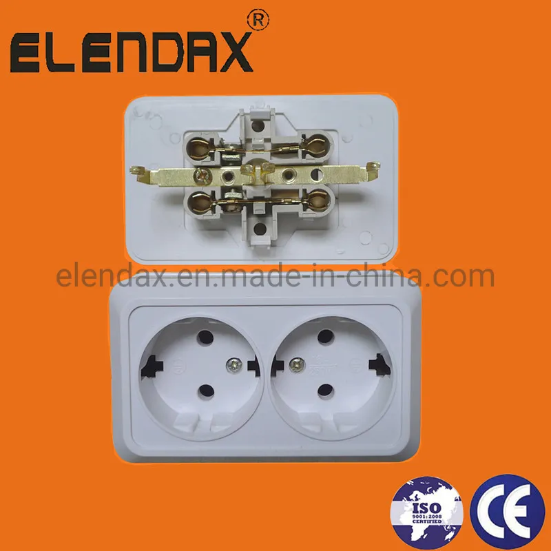 Розетка Elendax Schuko двойная