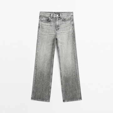 Trendy Women's High Waist Wide Leg Jeans