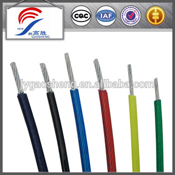 pvc coated wire rope with steel core