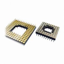 1.27/2.54mm PGA Socket Adapters, Solder Type PGA Connector, OEM and ODM Orders Welcomed