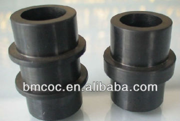 Moulded shock absorber rubber protective sleeve