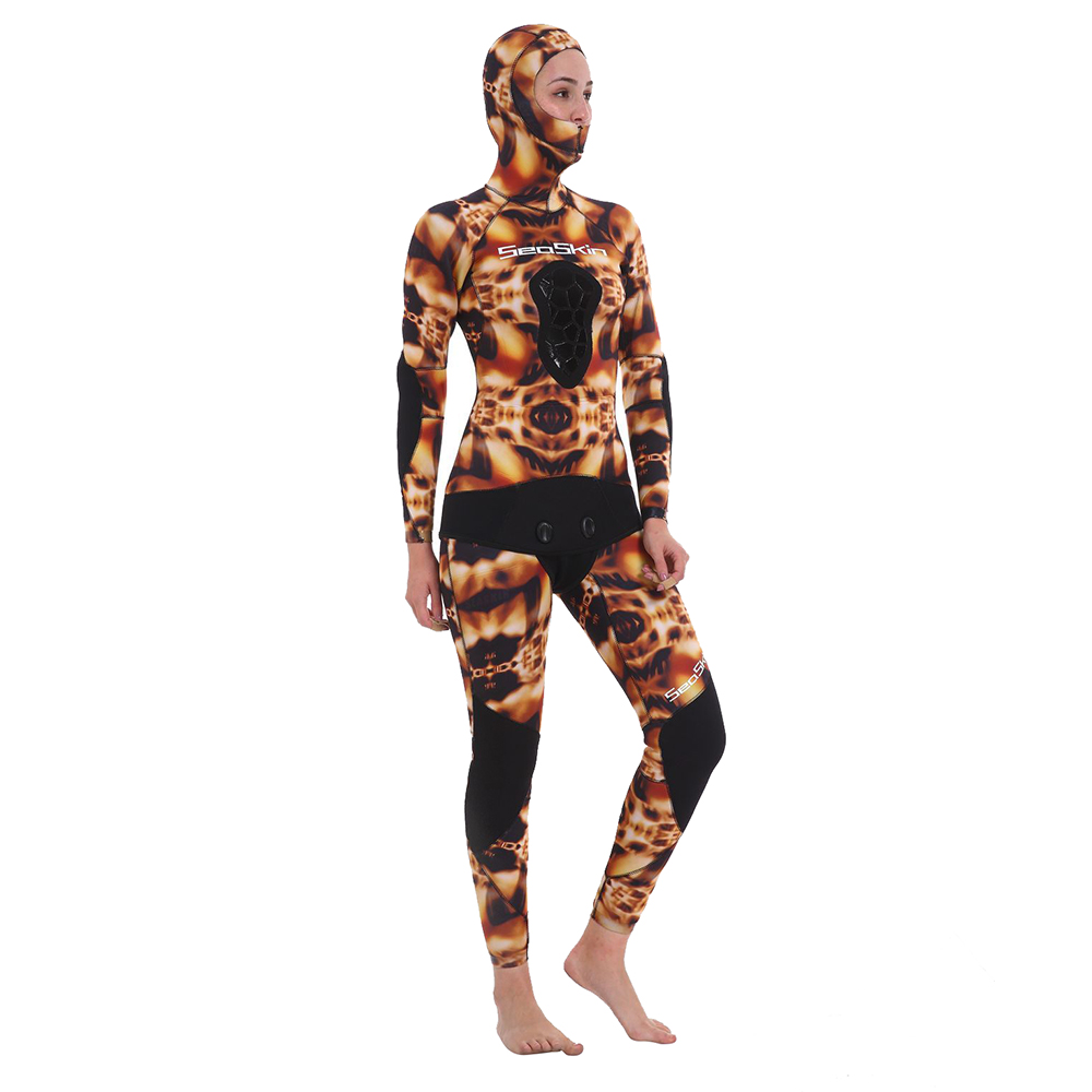 Seaskin Womens 3mm Open Cell Neoprene Spearfishing Suits