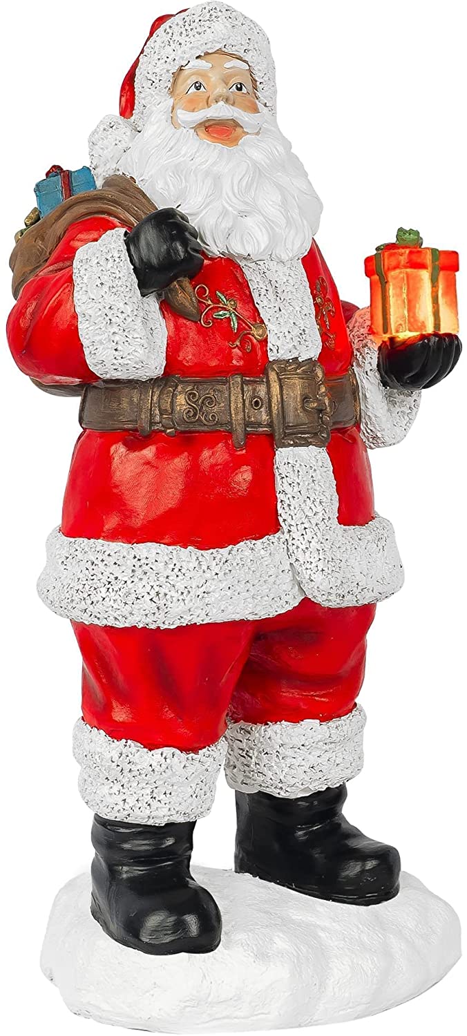 Funpeny 12 &quot;Christmas Resin Santa Claus décorations