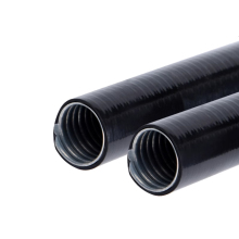 JSP Series Flat Plastic Metal Hose: Flexible PVC Coated Galvanized Conduit
